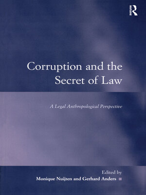 cover image of Corruption and the Secret of Law